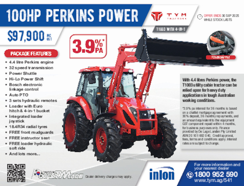 TYM T1003 100HP Perkins Power oe 30.9